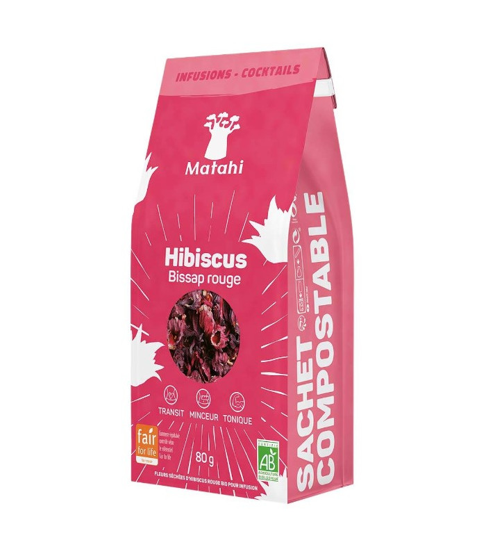 Hibiscus séché pour infusions 20g