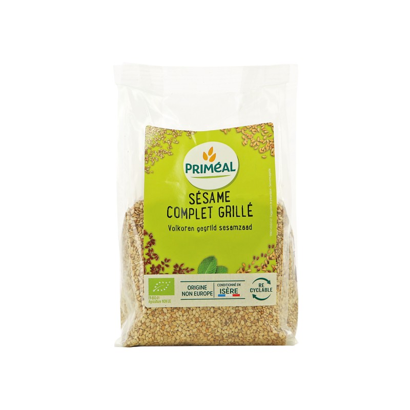 Graines de Sésame complet grillé bio & équitable