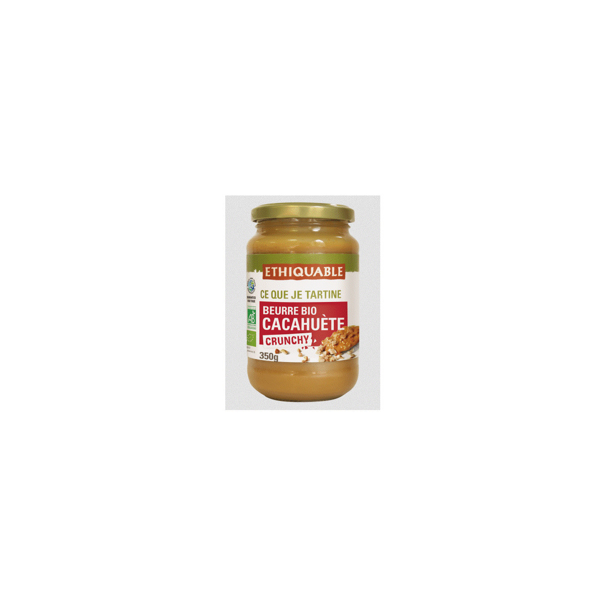 Ethiquable - Beurre de Cacahuète du Nicaragua (350g) commandez en