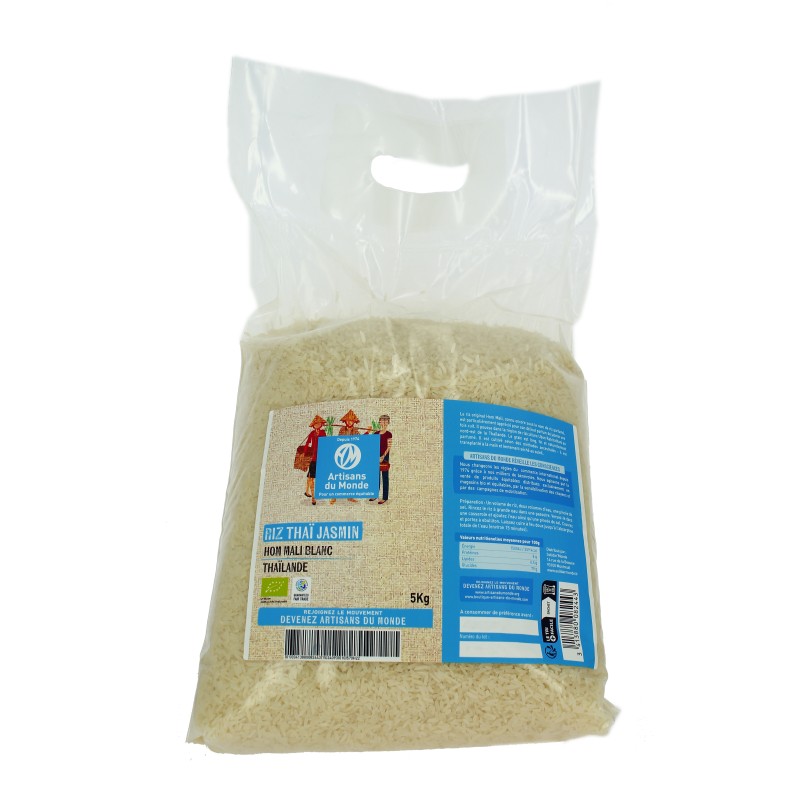 Riz Thaï Jasmin Blanc HOM MALI bio & équitable 500 g