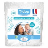 Maxi carrés de coton pour bébé (x50) bio