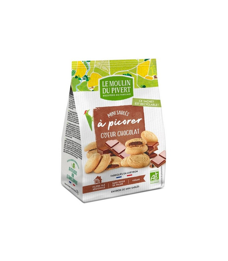 Mini Cookies Bio - Pépites de Chocolat bio & vegan