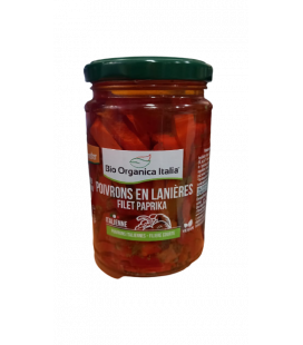 Poivrons bio grillés à l'huile