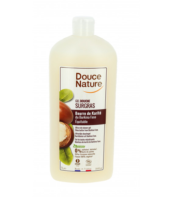 Crème douche surgras nourrissante à l'huile de karité bio