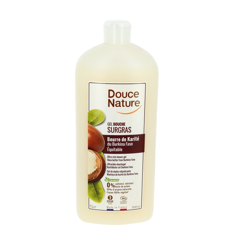 Crème douche surgras nourrissante à l'huile de karité bio