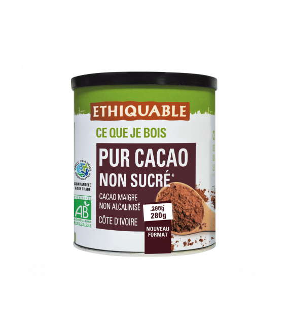 Pur cacao non sucré bio & équitable