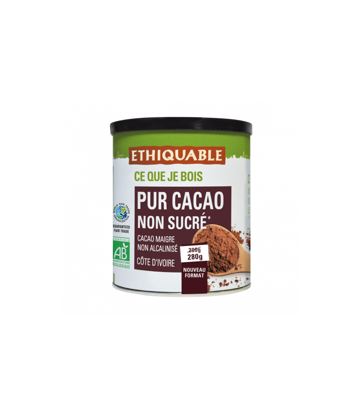 Pur cacao non sucré bio & équitable