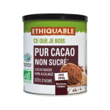 Pur Cacao en poudre non sucré bio & équitable