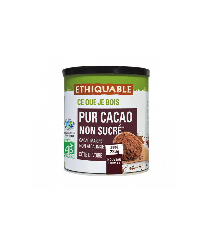 Cacao maigre poudre non sucré, U BIO (250 g)  La Belle Vie : Courses en  Ligne - Livraison à Domicile