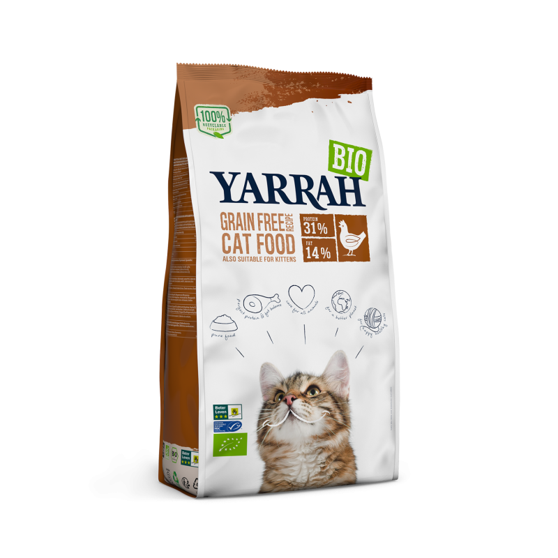 Croquettes Sans Céréales Pour Chat bio