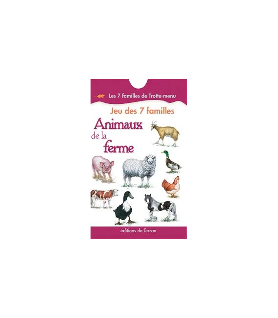 Animaux de la ferme – Jeu de cartes des 7 familles