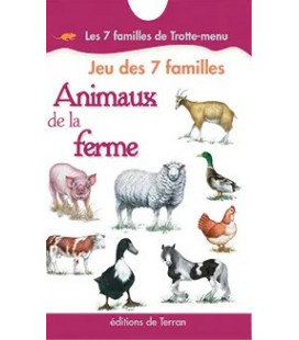 Animaux de la ferme ? Jeu de cartes des 7 familles