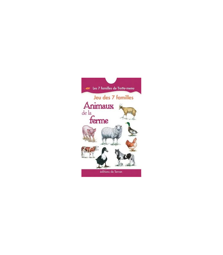 Animaux de la ferme – Jeu de cartes des 7 familles