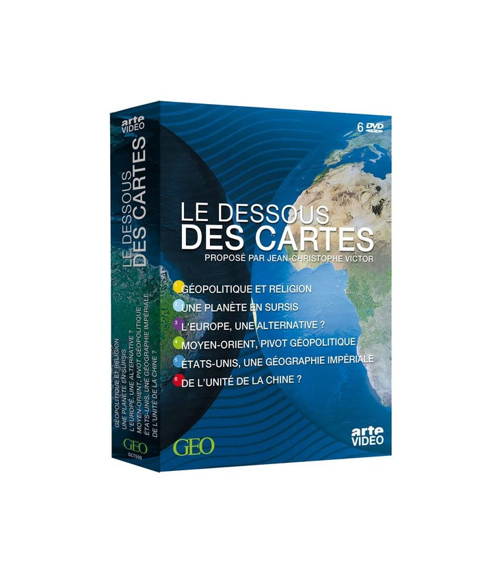 Le Dessous des Cartes : Coffret Intégrale 6 DVD [inclus 1 livret]