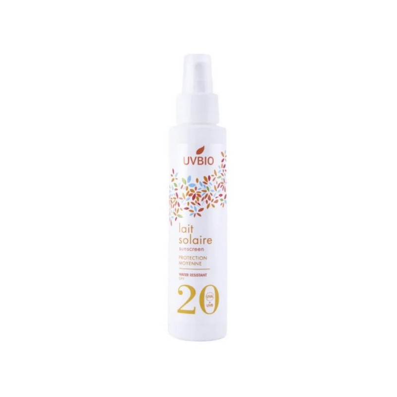 Crème solaire bio indice 20
