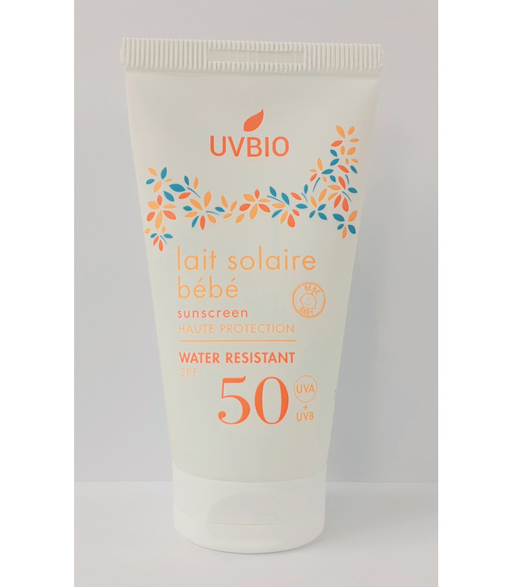 Lait solaire BEBE SPF 50 UVBIO bio et vegan - 50 mL