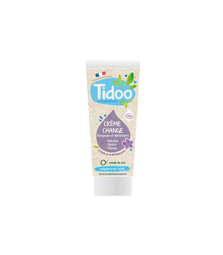 Crème de Change Réparatrice sans Oxyde de Zinc - 75 ml | TIDOO