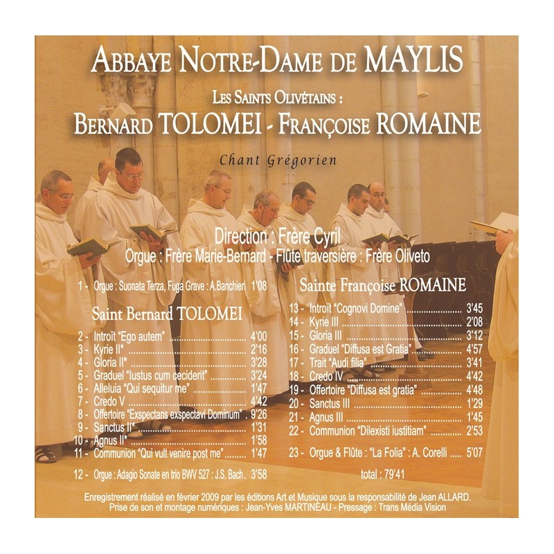 Les Saints Olivétains (CD) (MA CDO)