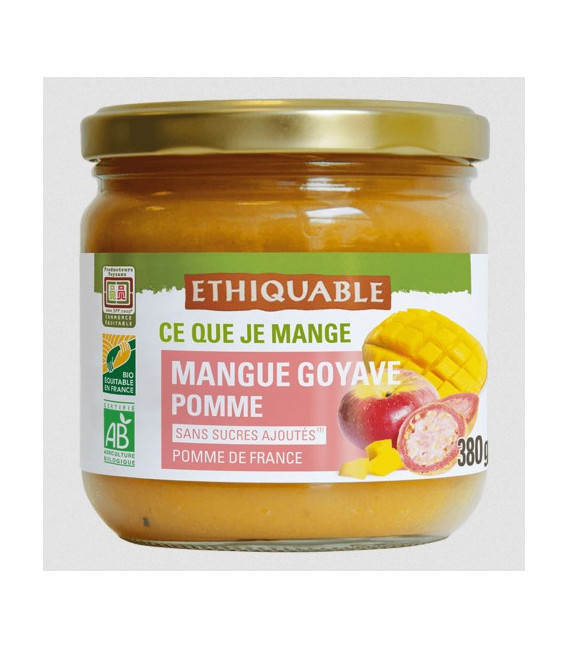 Purée Mangue Goyave Pomme bio et éthiquable