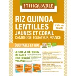 Riz Quinoa lentilles bio & équitable VRAC RHD 5 kg
