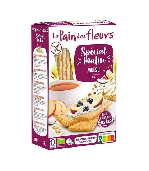 Tartines Spécial Matin Bio à la Châtaigne