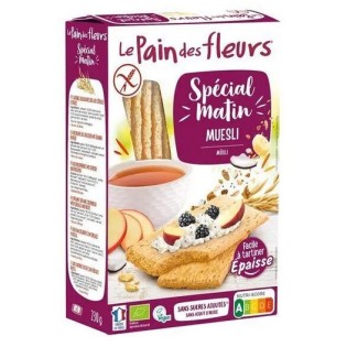 Tartines Spécial Matin Bio  au Muesli