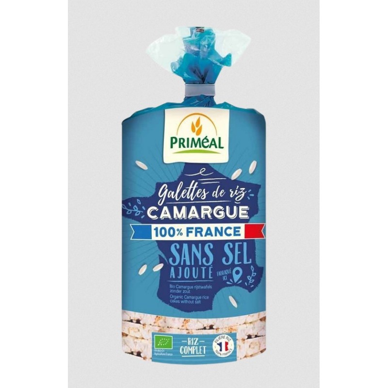 Galettes de Riz de Camargue sans sel, bio & sans gluten