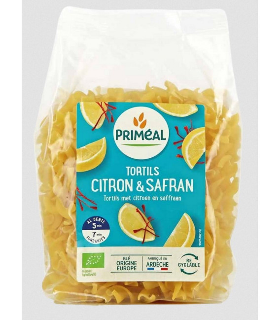 Tortils au citron et au safran bio