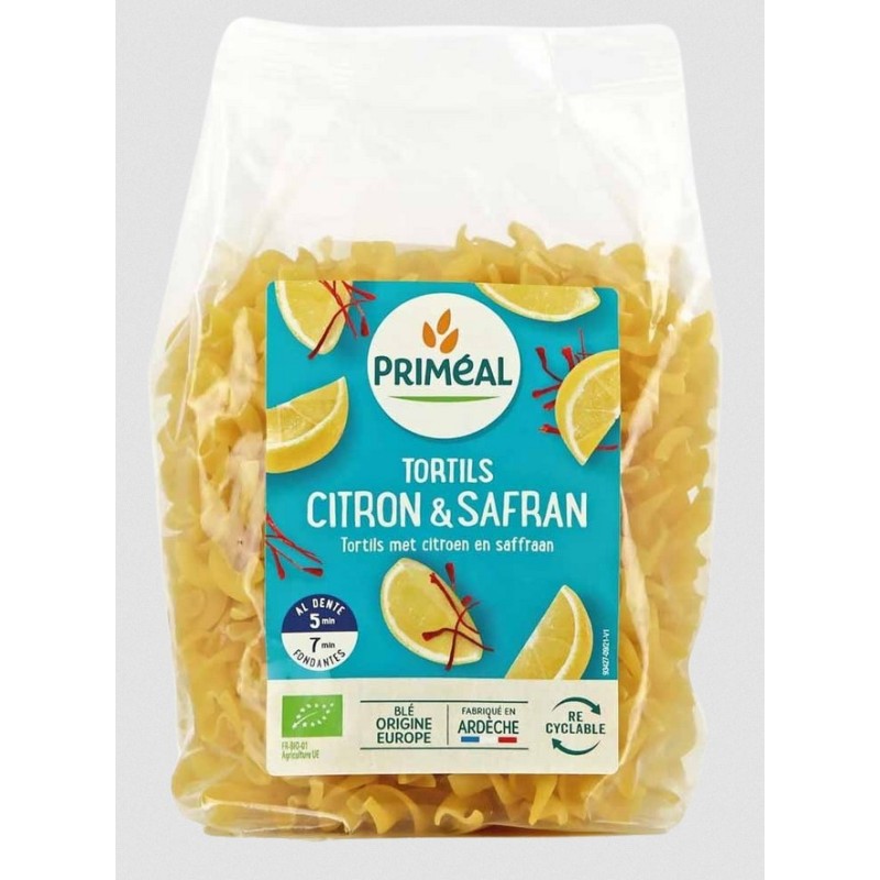 Tortils au citron et au safran bio