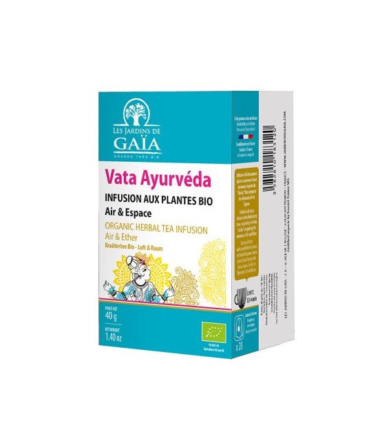 Vata (Paix Intérieure) - Ayurvéda - Infusion de Plantes et Épices bio 