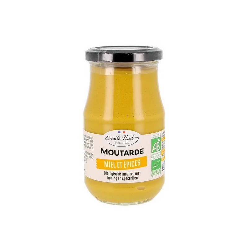 Moutarde Miel et Epices Bio