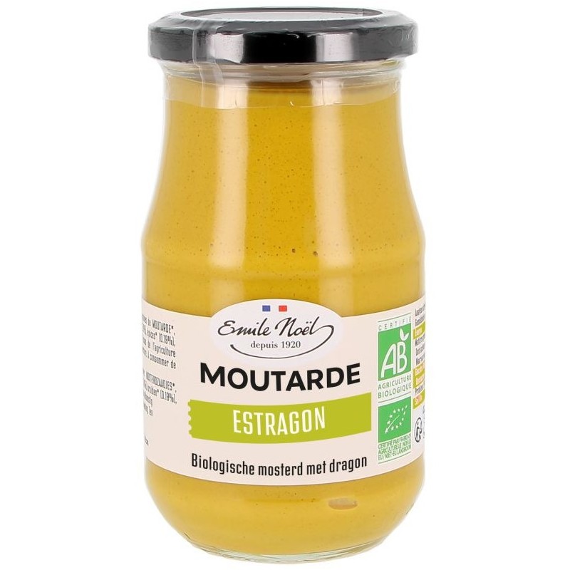 Moutarde à l'Estragon Bio