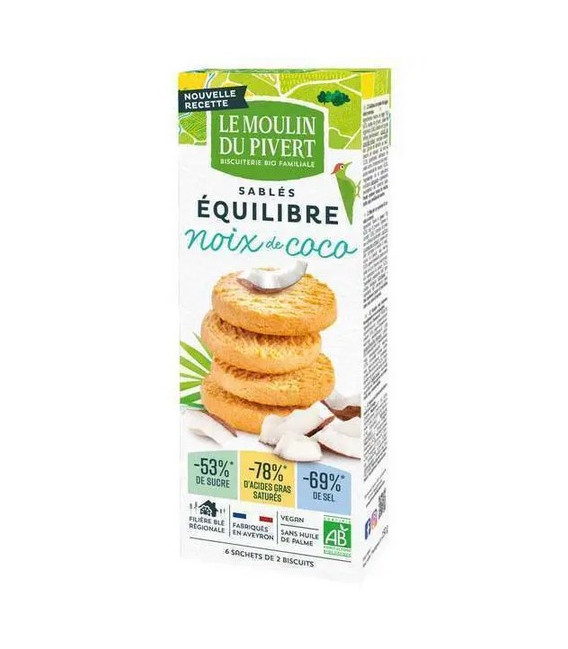 Biscuits bio Equi'libre Coco Bio & Vegan