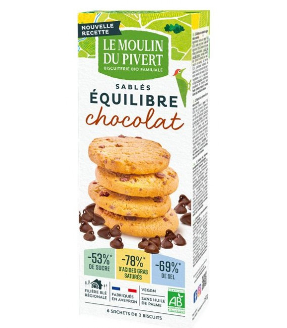 Biscuits bio Equi'libre Chocolat Bio & Vegan