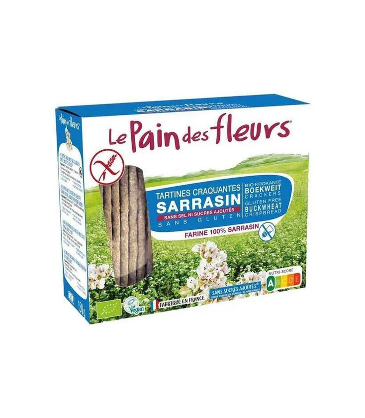 Tartines craquantes au sarrasin SANS SEL sans gluten bio