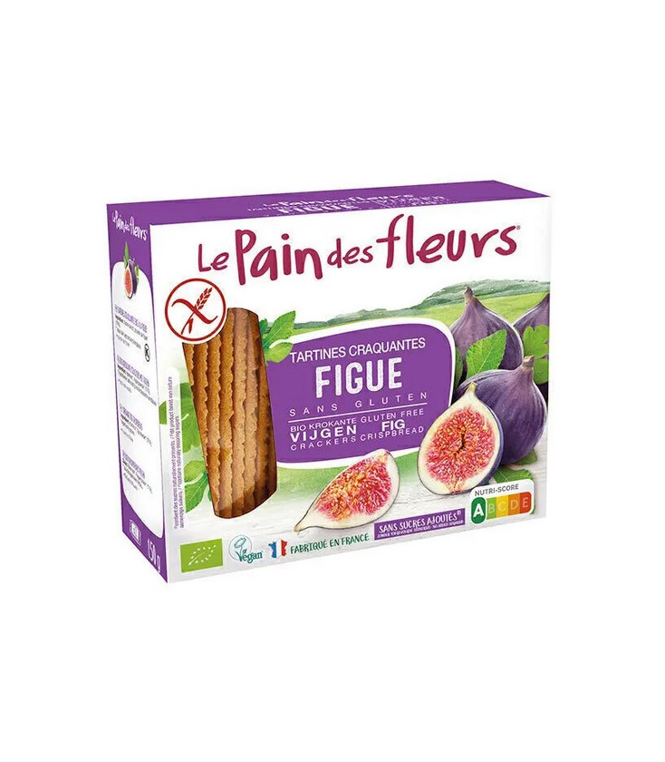 Tartines craquantes à la figue sans gluten bio