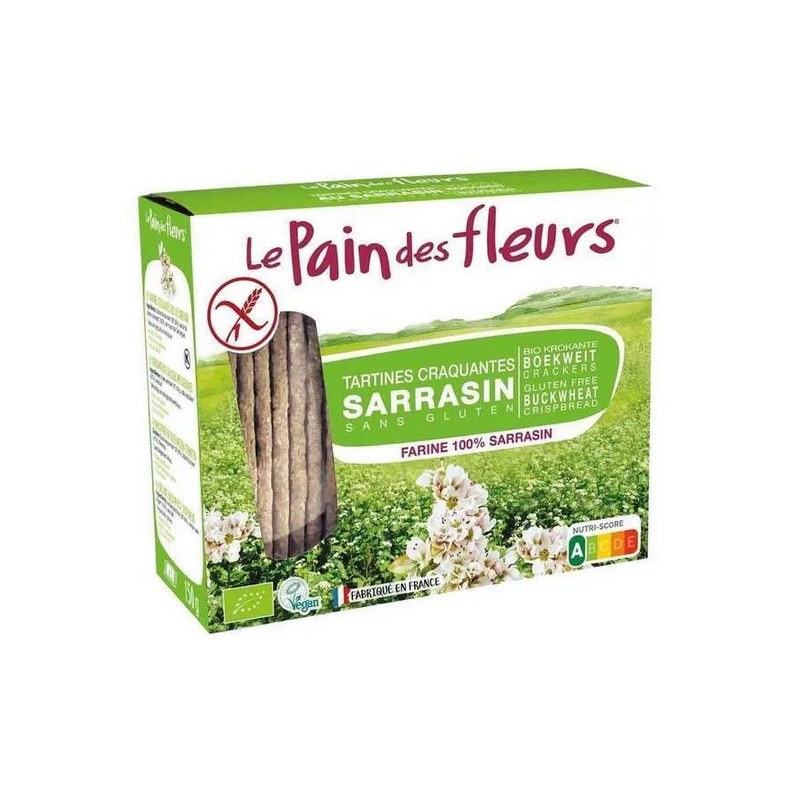Tartines craquantes au sarrasin sans gluten bio