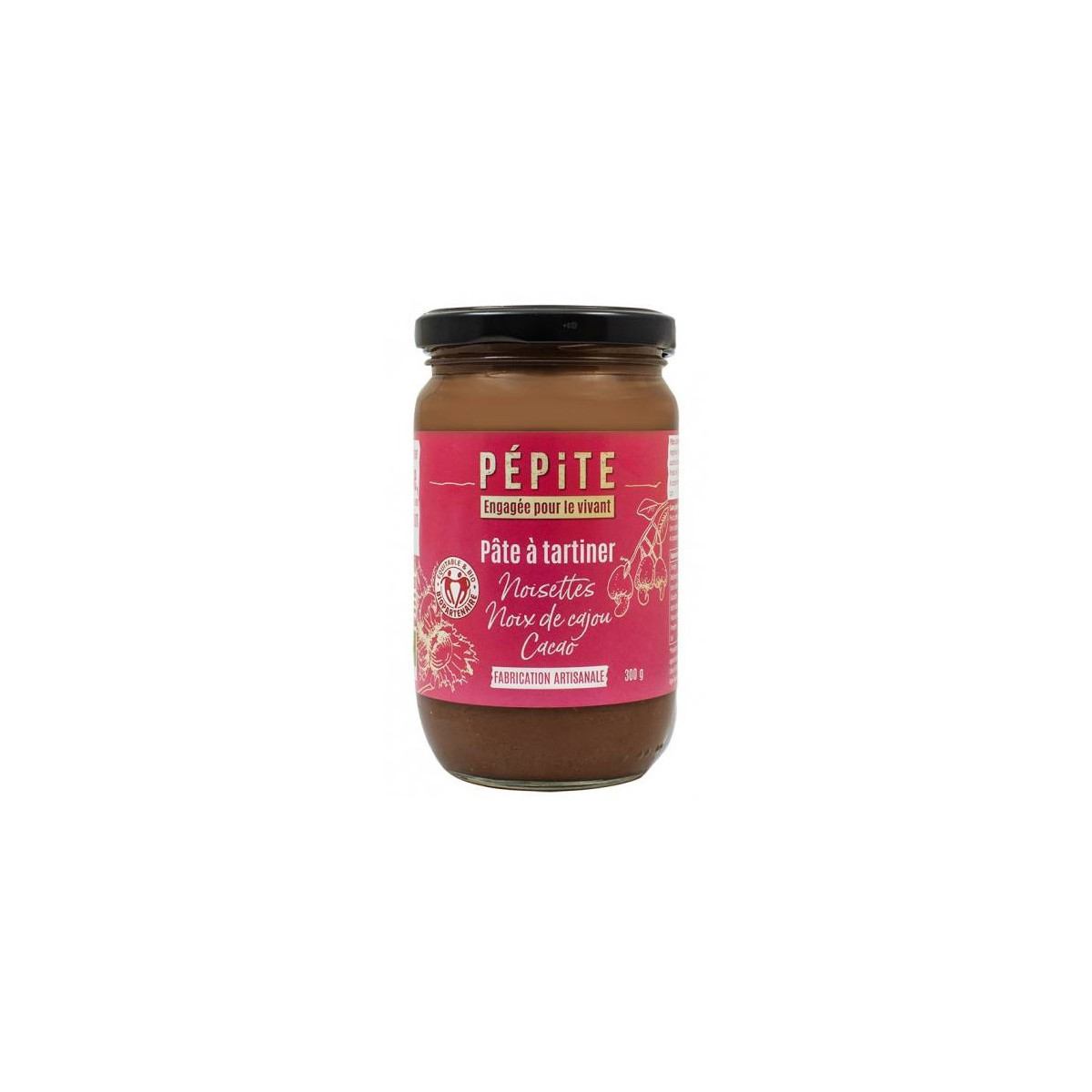 PEPITE Purée de noisettes bio & équitable - 300 g