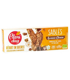 Sablés avoine choco réduits en sucres bio