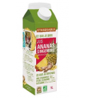 Pur Jus Ananas Gingembre bio et équitable