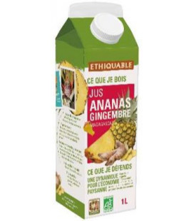 Jus d'ananas bio & équitable