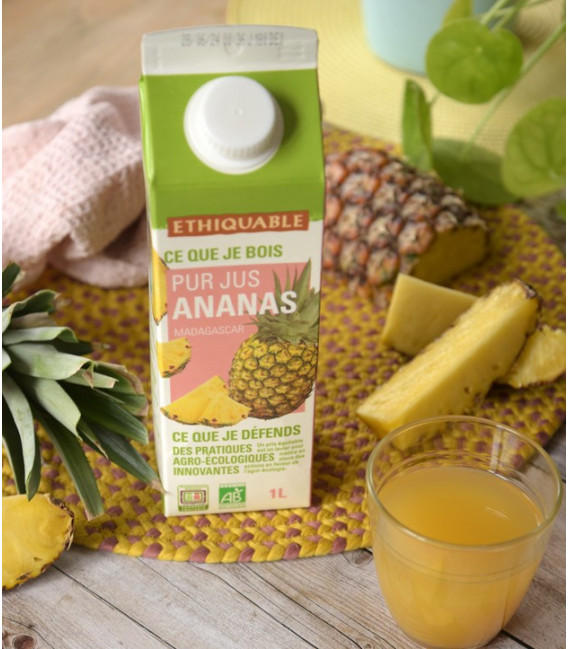 Pur Jus Ananas bio et équitable