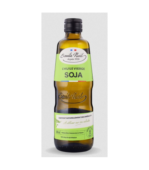 Huile Vierge de Soja bio - 500 mL