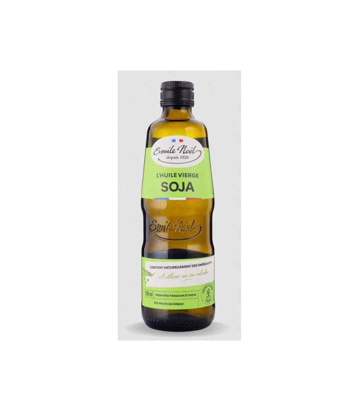 Huile Vierge de Soja bio - 500 mL