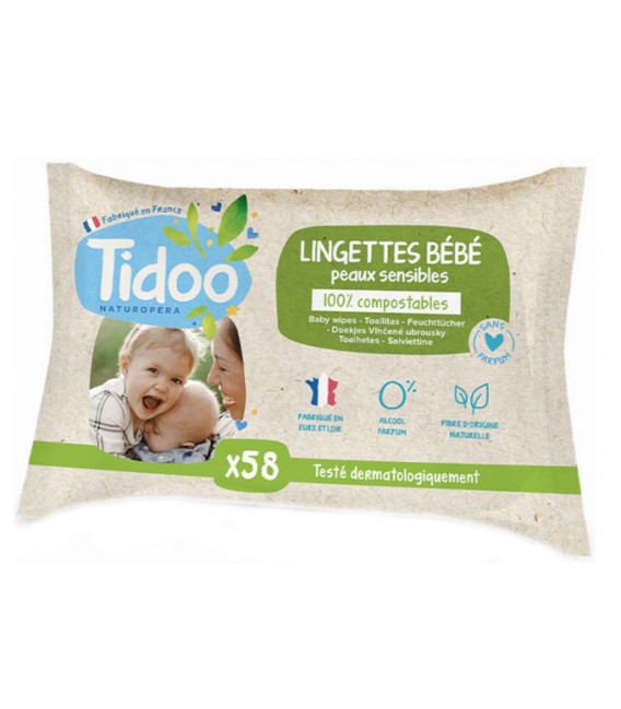 Lingettes FSC au Calendula bio et sans parfum