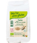 Farine de riz demi-complète bio & sans gluten