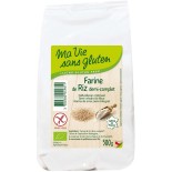 Farine de riz demi-complète bio & sans gluten