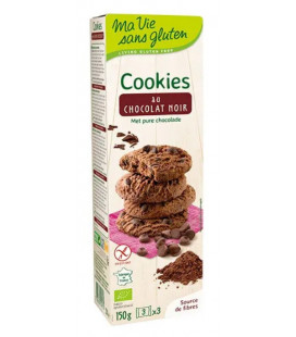DATE DÉPASSÉE - Cookies bio au chocolat noir bio & sans gluten