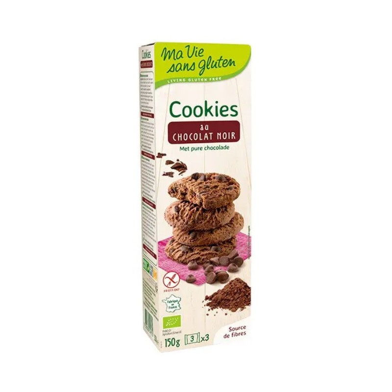 Cookies bio au chocolat noir bio & sans gluten