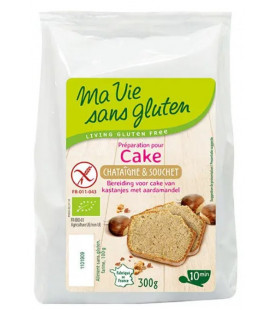 Préparation pour cake bio châtaigne & souchet bio & sans gluten